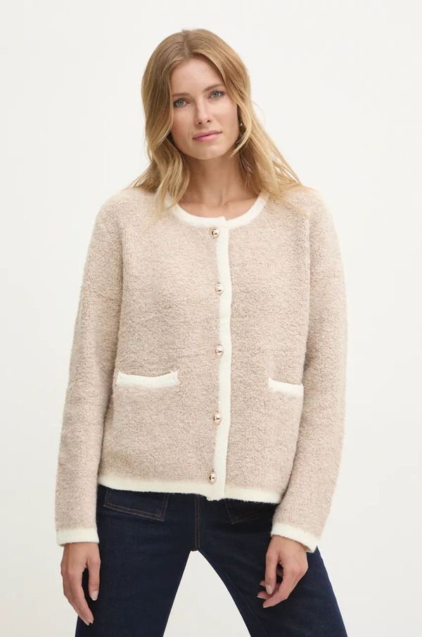 Answear Lab Kardigan Answear Lab za žene, boja: bež