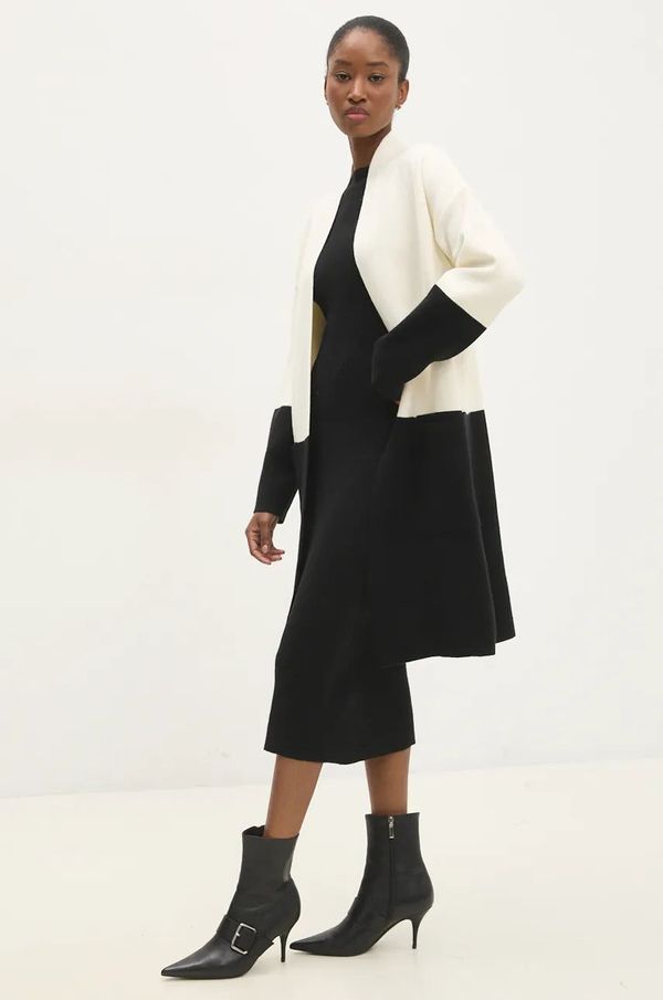 Answear Lab Kardigan Answear Lab za žene, boja: bež