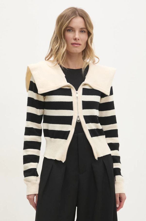 Answear Lab Kardigan Answear Lab za žene, boja: crna