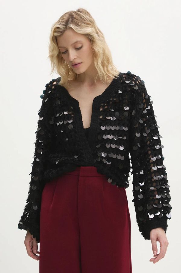 Answear Lab Kardigan Answear Lab za žene, boja: crna