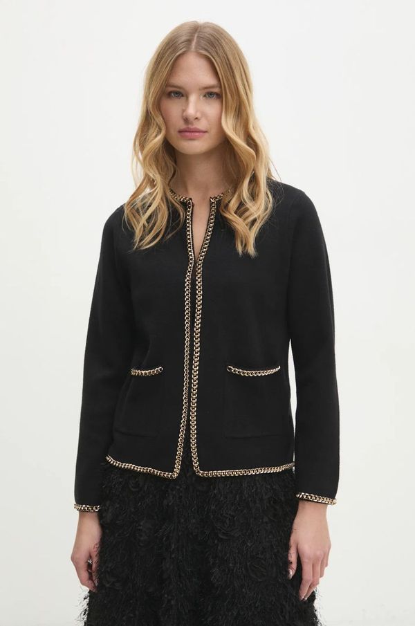 Answear Lab Kardigan Answear Lab za žene, boja: crna