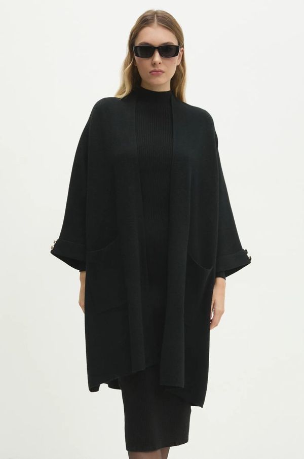 Answear Lab Kardigan Answear Lab za žene, boja: crna