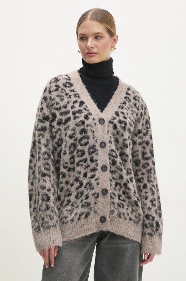 Answear Lab Kardigan Answear Lab za žene, boja: smeđa