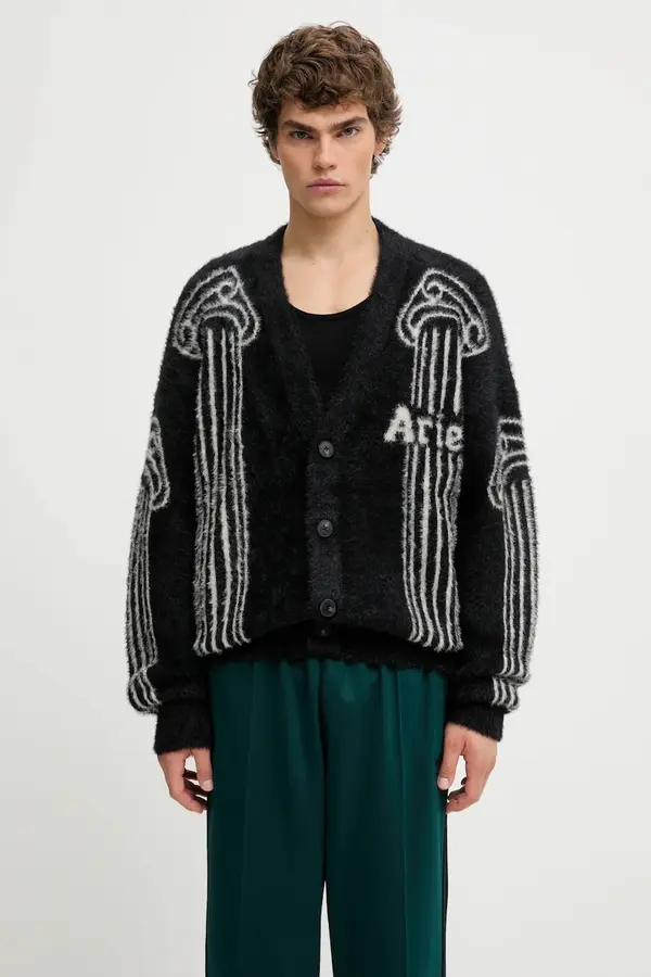 Aries Kardigan Aries Oversized Chenille Column