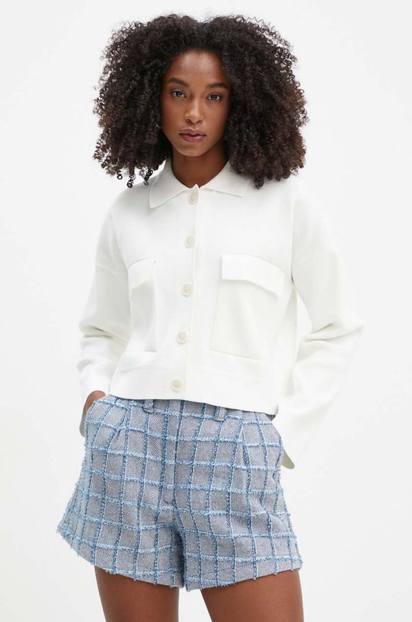 Boss Orange Kardigan Boss Orange za žene, boja: bijela, lagani, 50521059