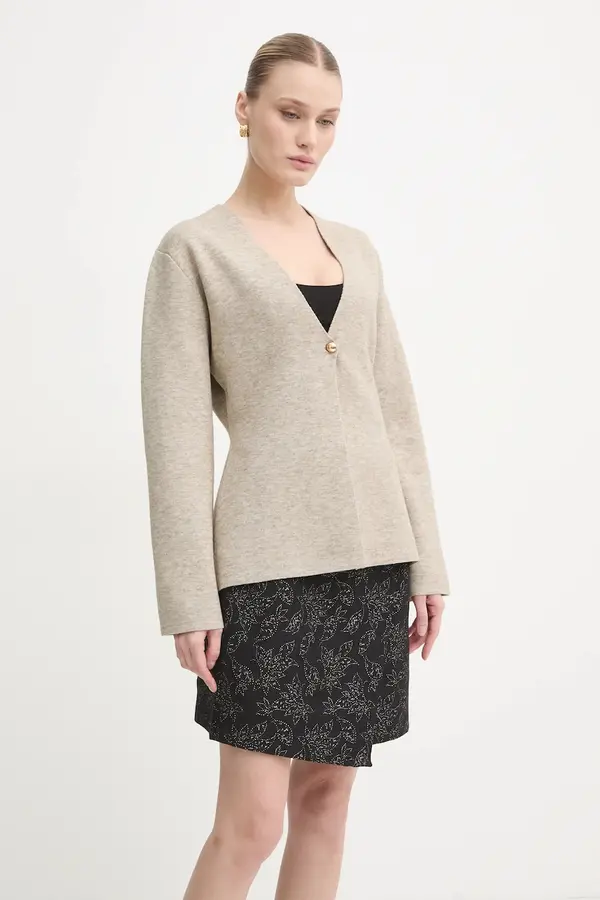 Bruuns Bazaar Kardigan Bruuns Bazaar za žene, boja: bež, lagani, BBW4274