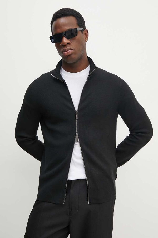 Calvin Klein Kardigan Calvin Klein za muškarce, boja: crna, K10K113040