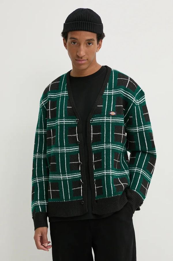 Dickies Kardigan Dickies STEVENSVILLE za muškarce, boja: zelena, DK0A863P