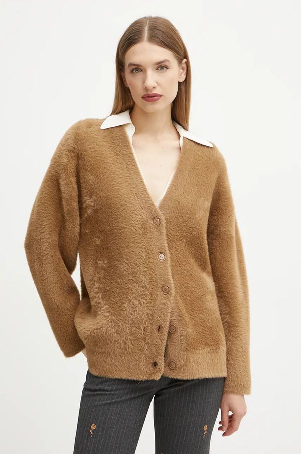 Forte Forte Kardigan Forte Forte za žene, boja: smeđa, 13358_my knit