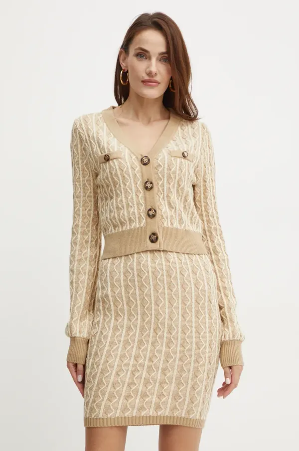 Guess Kardigan Guess TIFFANY za žene, boja: zelena, W4BR0F Z3K40