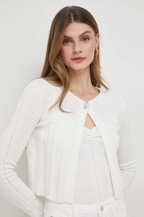 Guess Kardigan Guess za žene, boja: bež, lagani