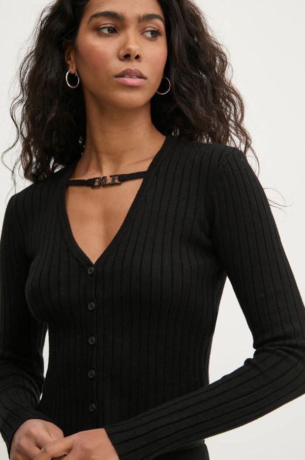 Karl Lagerfeld Jeans Kardigan Karl Lagerfeld Jeans za žene, boja: crna, lagani, A1W18027