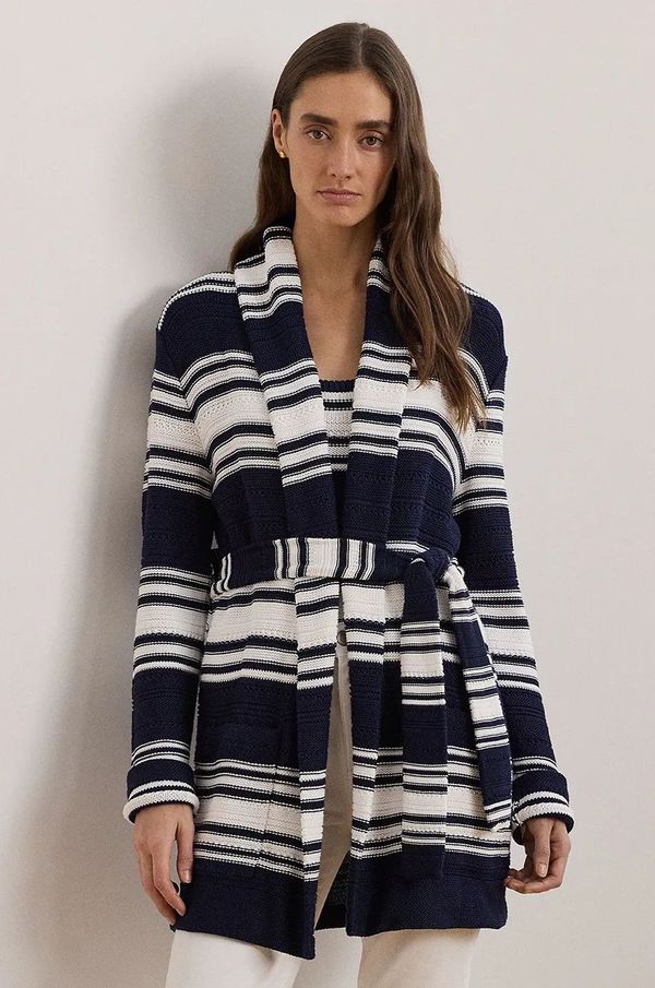 Lauren Ralph Lauren Kardigan Lauren Ralph Lauren za žene, boja: tamno plava, 200957560