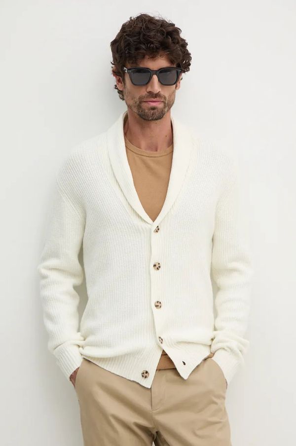 Lindbergh Kardigan Lindbergh za muškarce, boja: bež, 30-804059B