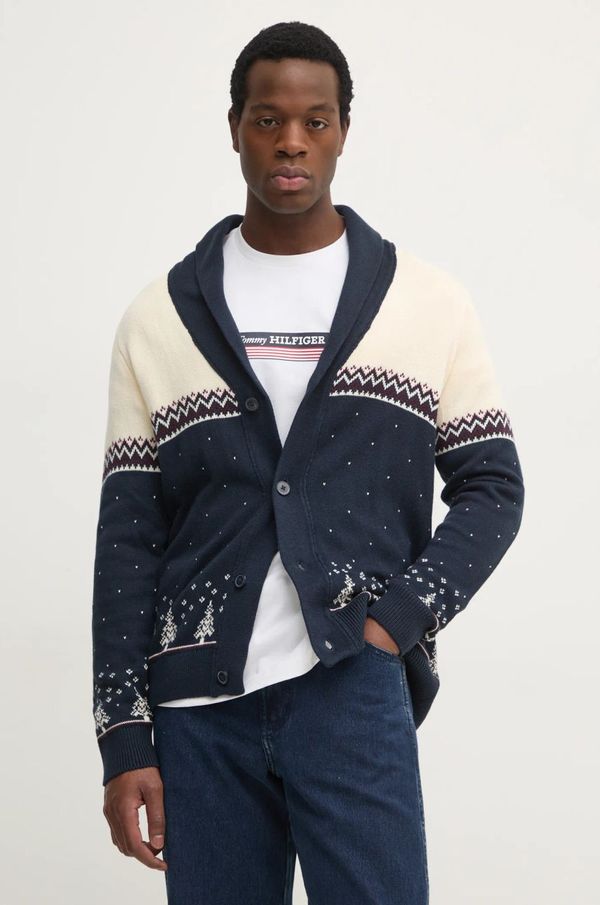 Lindbergh Kardigan Lindbergh za muškarce, boja: tamno plava, 30-805059