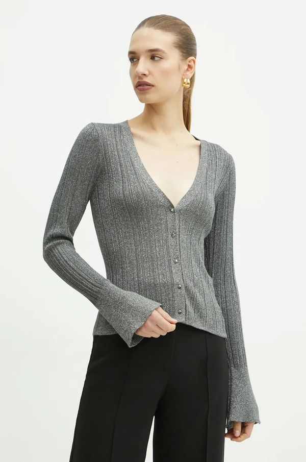 Liu Jo Kardigan Liu Jo za žene, boja: siva, lagani, WF4236 MS64J