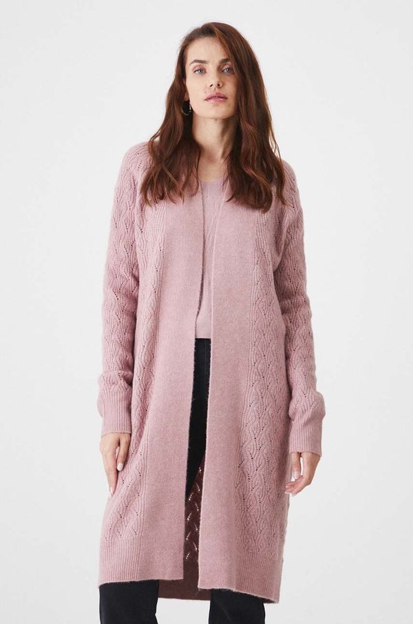 Medicine Kardigan Medicine za žene, boja: ružičasta, topli