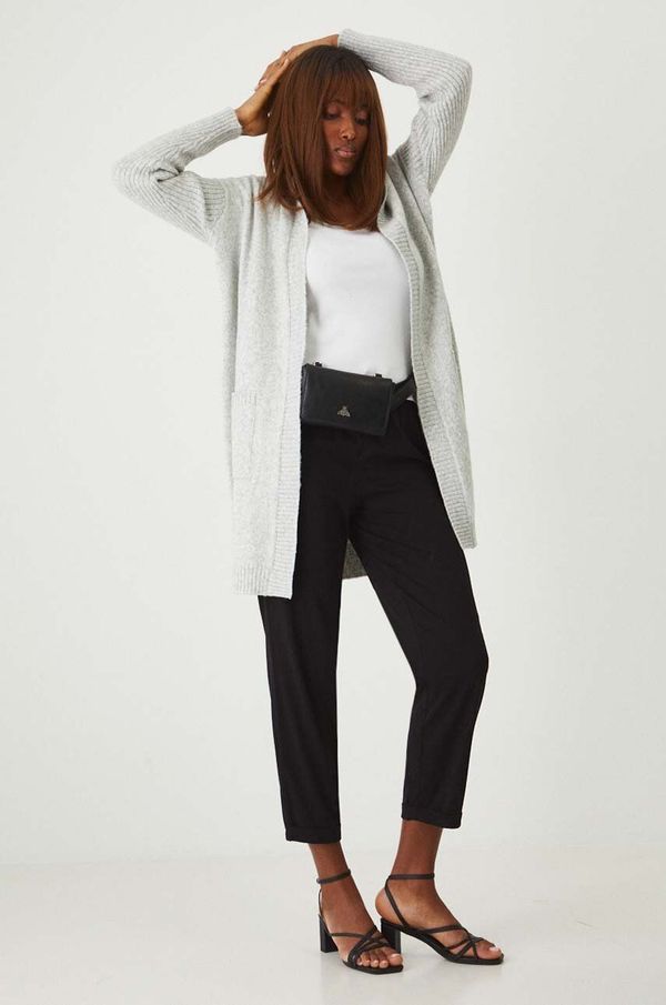 Medicine Kardigan Medicine za žene, boja: siva, topli