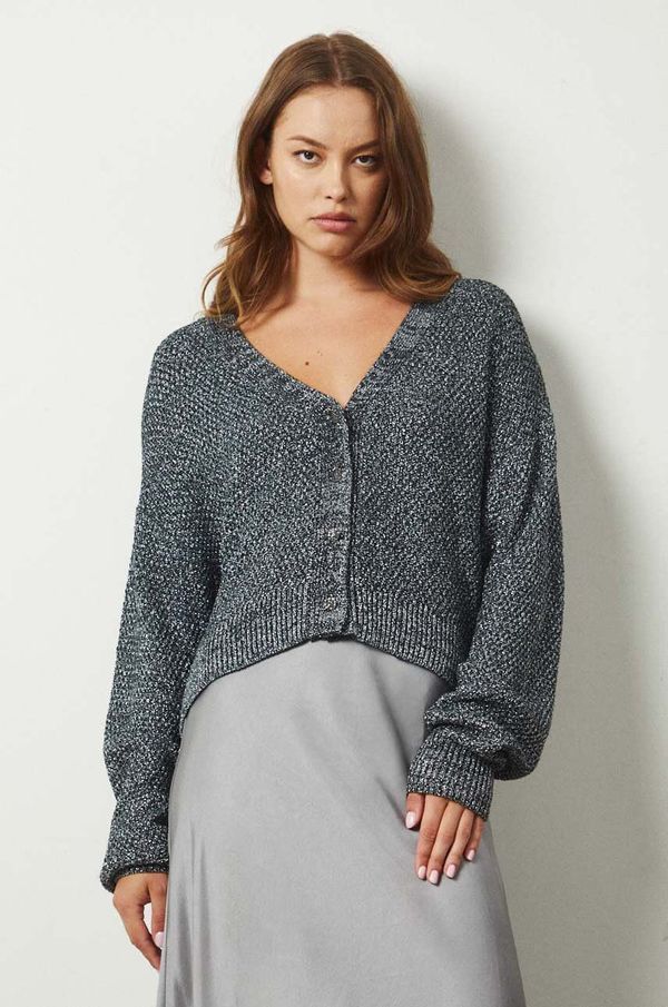 Medicine Kardigan Medicine za žene, boja: siva, topli