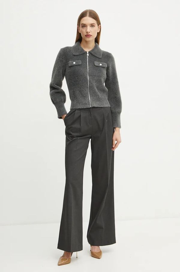 Morgan Kardigan Morgan MDOMI za žene, boja: siva, lagani, MDOMI