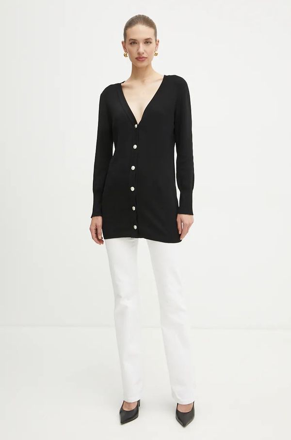 Morgan Kardigan Morgan MGAELA za žene, boja: crna, lagani, MGAELA