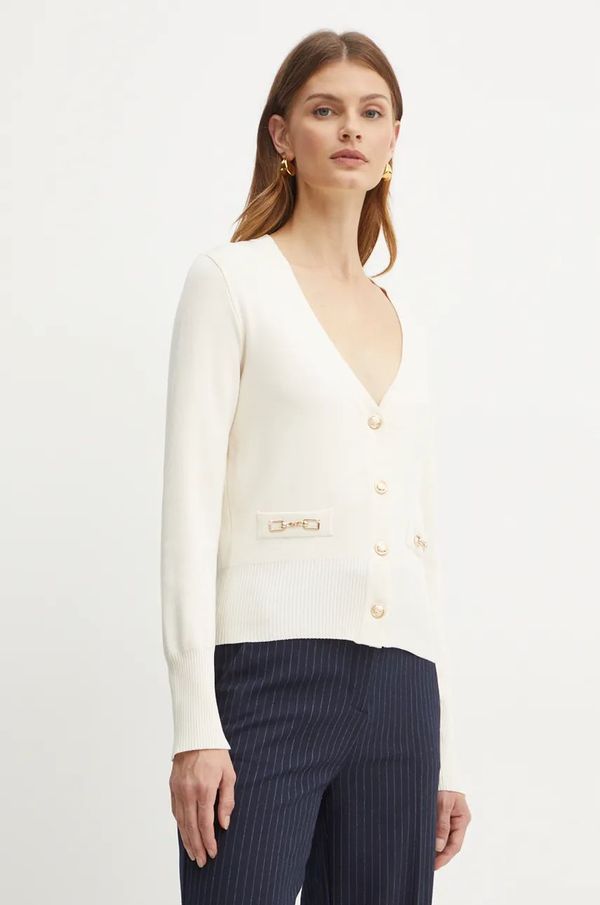 Morgan Kardigan Morgan MGAYA za žene, boja: bež, lagani, MGAYA