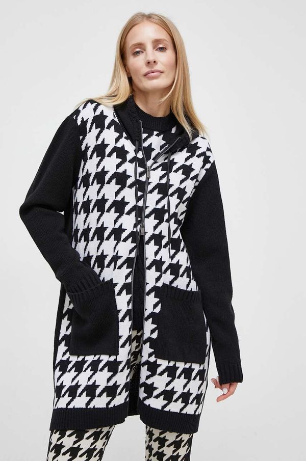 Newland Kardigan Newland Linn za žene, boja: crna, topli