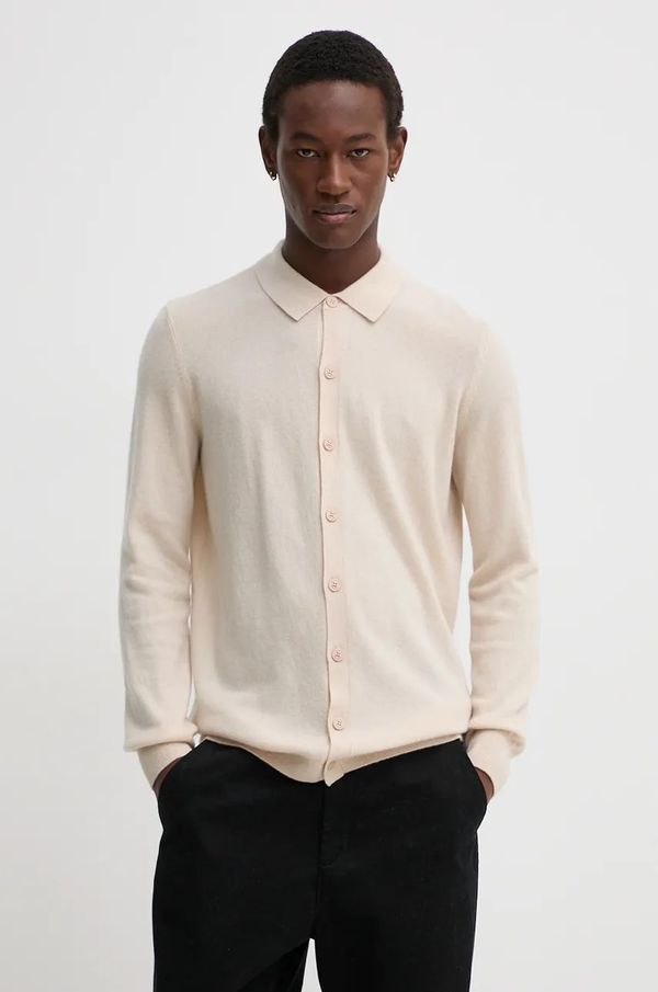 From Future Kardigan od kašmira FROM FUTURE boja: bež, MCH02222