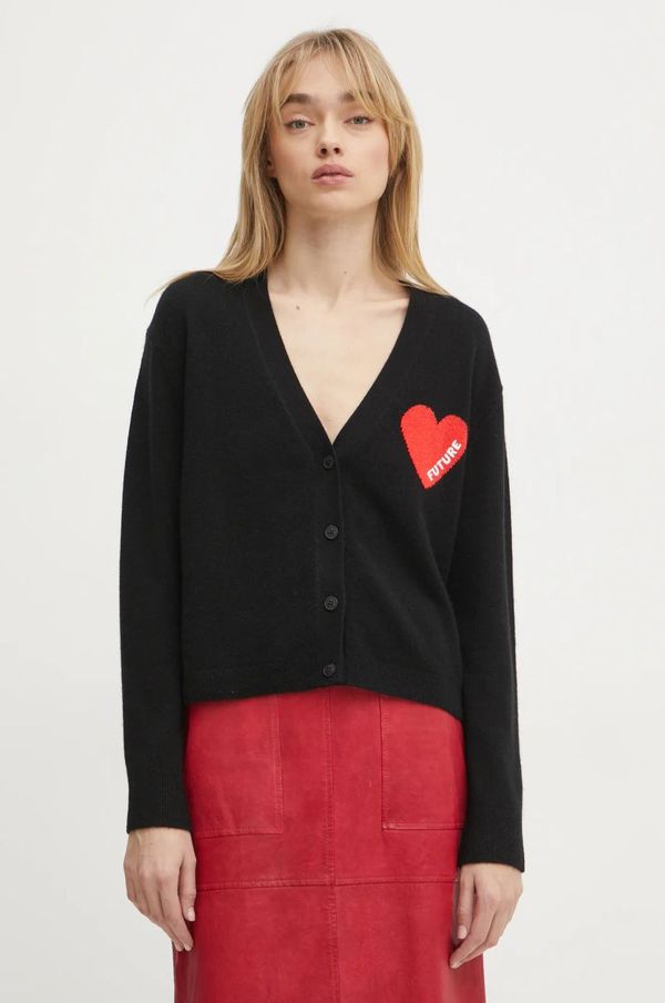 From Future Kardigan od kašmira FROM FUTURE boja: crna, WPC01131