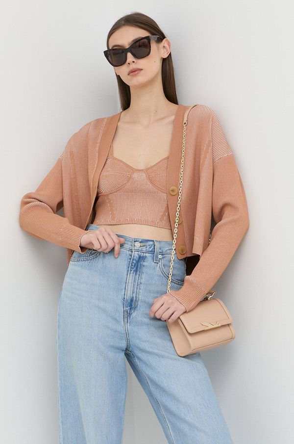 Patrizia Pepe Kardigan Patrizia Pepe za žene, boja: narančasta, lagani