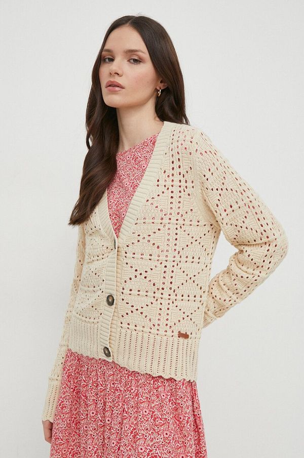 Pepe Jeans Kardigan Pepe Jeans GRACE za žene, boja: bež, lagani