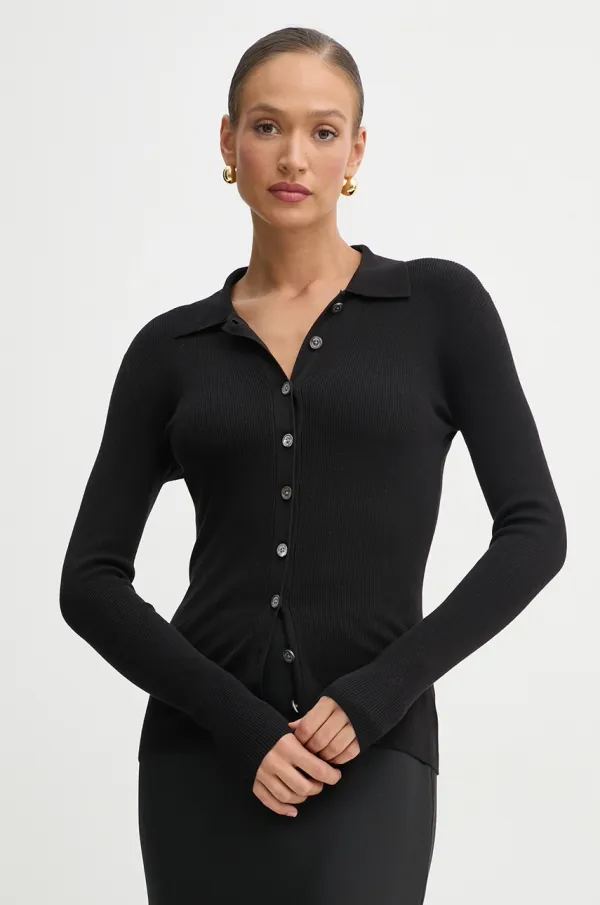 MICHAEL Michael Kors Kardigan s dodatkom svile MICHAEL Michael Kors za žene, boja: crna, lagani, MR56135GW2