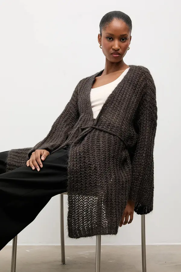 Answear.LAB Kardigan s dodatkom vune Answear.LAB