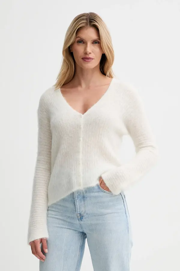 Calvin Klein Kardigan s dodatkom vune Calvin Klein