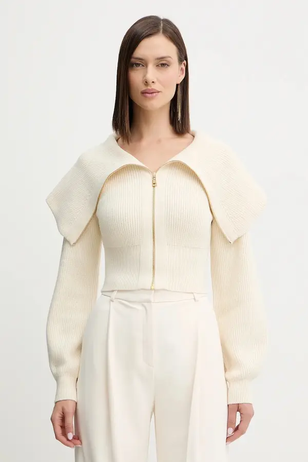 Elisabetta Franchi Kardigan s dodatkom vune Elisabetta Franchi