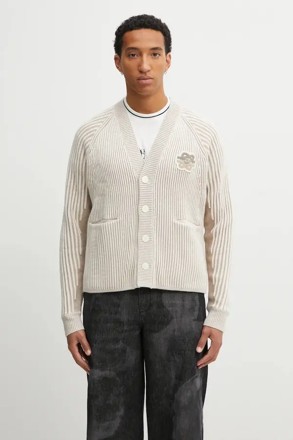 Filling Pieces Kardigan s dodatkom vune Filling Pieces Knit Cardigan