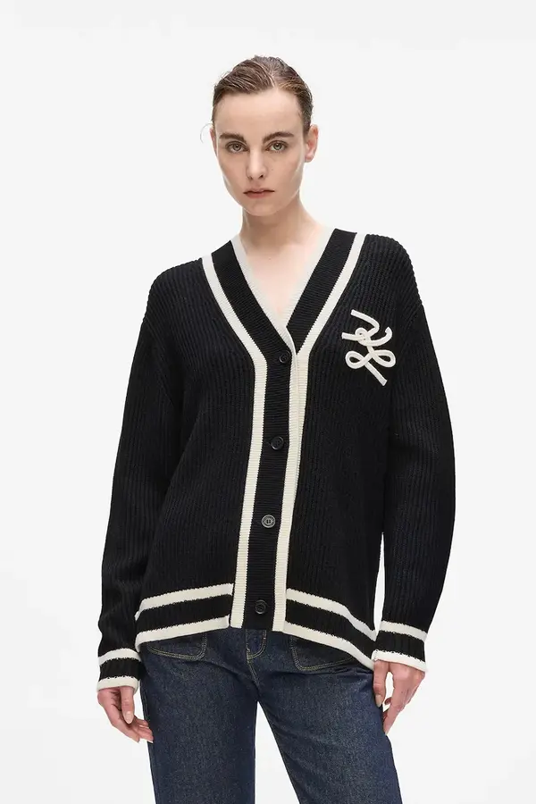 Karl Lagerfeld Kardigan s dodatkom vune Karl Lagerfeld