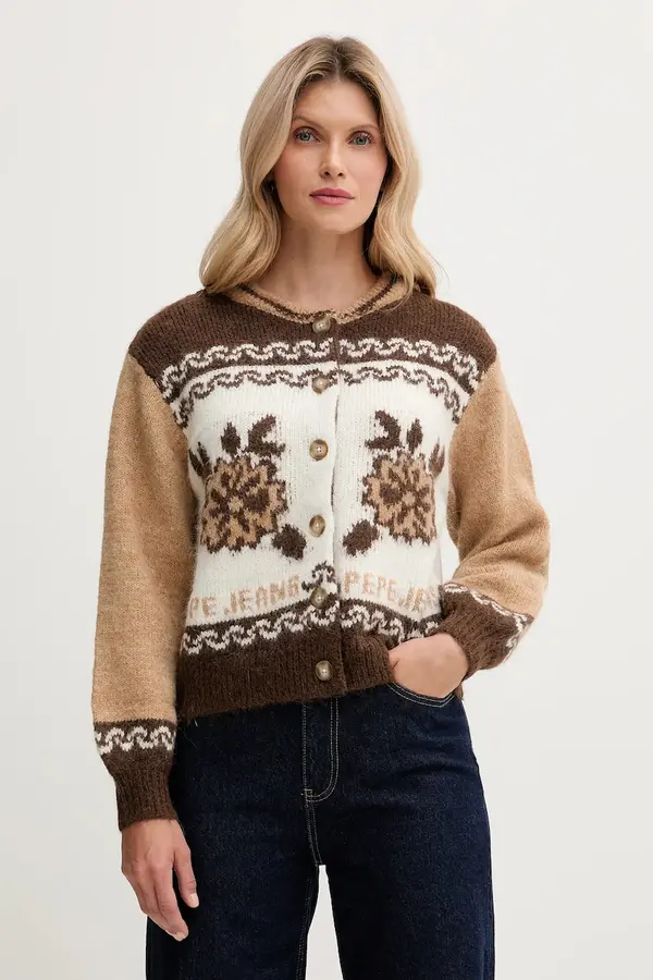 Pepe Jeans Kardigan s dodatkom vune Pepe Jeans