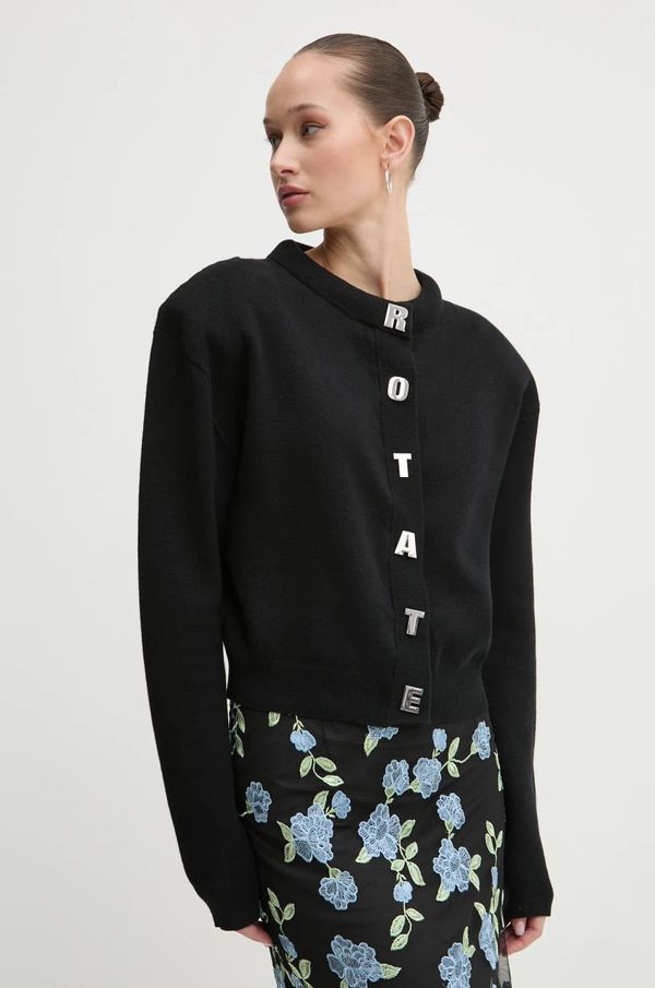 Rotate Kardigan s primjesom kašmira Rotate boja: crna, 113854100