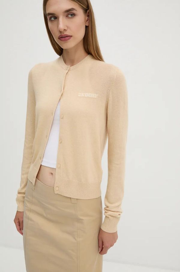 2NDDAY Kardigan s primjesom vune 2NDDAY Vinny TT boja: bež, lagani, 2245341408