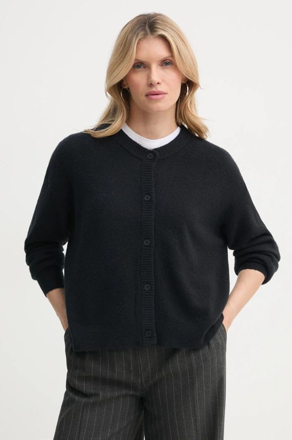 American Vintage Kardigan s primjesom vune American Vintage boja: crna, lagani, DAM19EE25