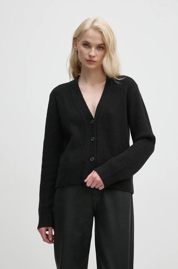 Calvin Klein Kardigan s primjesom vune Calvin Klein boja: crna, K20K207772