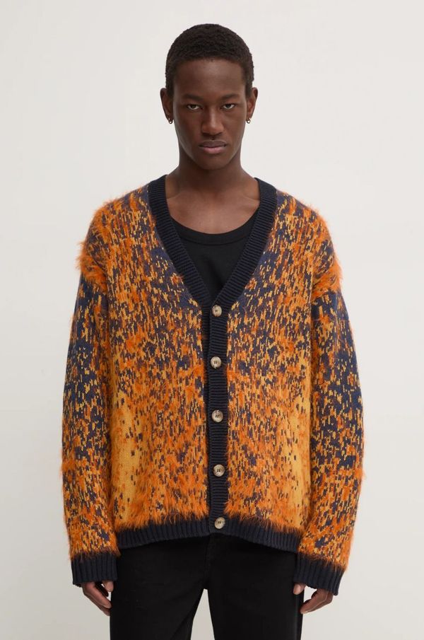 Diesel Kardigan s primjesom vune Diesel K-RANGER boja: narančasta, A14918.0QKAI