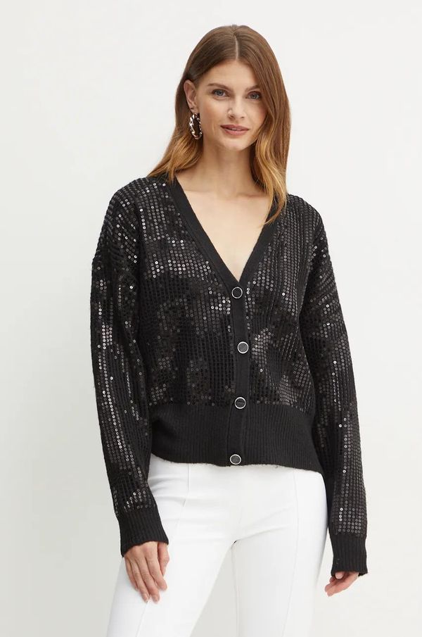 Guess Kardigan s primjesom vune Guess RILEY boja: crna, W4BR44 Z3J92