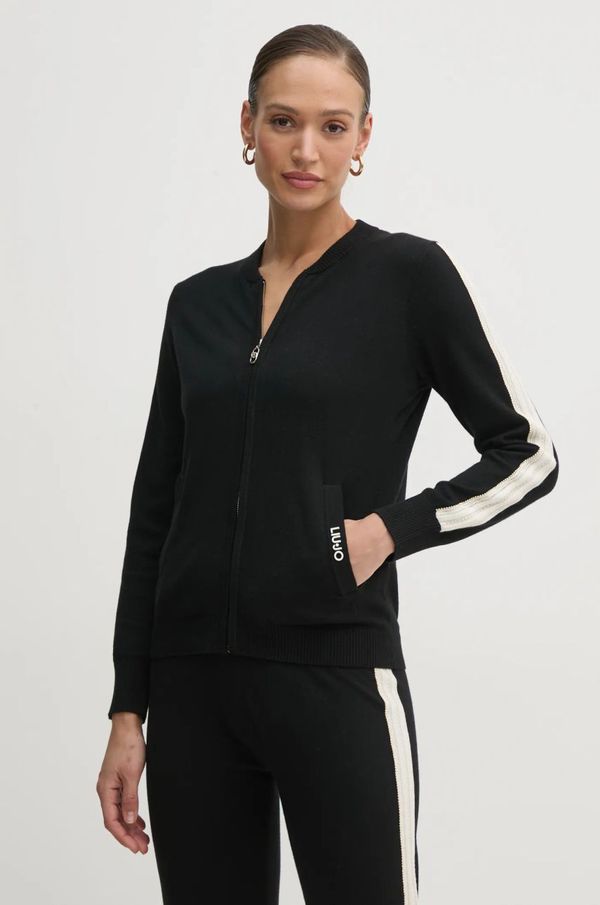 Liu Jo Kardigan s primjesom vune Liu Jo boja: crna, lagani, TA5026 MS025