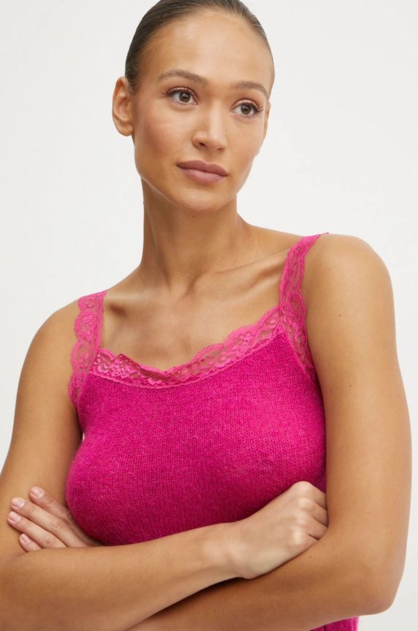 Liu Jo Kardigan s primjesom vune Liu Jo boja: ružičasta, WF4333 26054