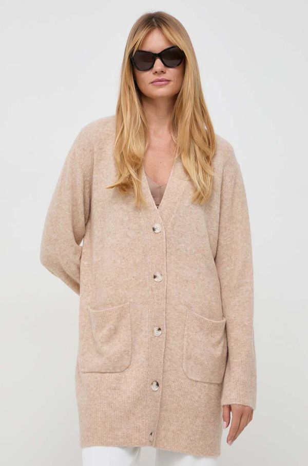 Notes du Nord Kardigan s primjesom vune Notes du Nord boja: bež, lagani