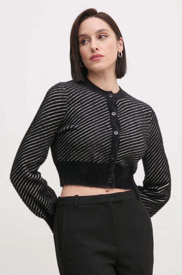 Sandro Ferrone Kardigan Sandro Ferrone za žene, boja: crna