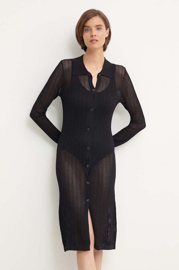 Sandro Ferrone Kardigan Sandro Ferrone za žene, boja: crna, lagani, SFS138XBDBESS