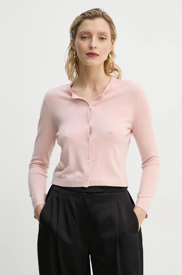 Theory Kardigan Theory za žene, boja: ružičasta, lagani, O0111705
